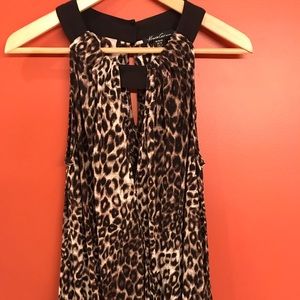 Kenneth Cole Leopard Print sleeveless top